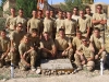 3 Platoon A Company soldiers at memorial for Private Chris Gray, killed on 13 April 2007
